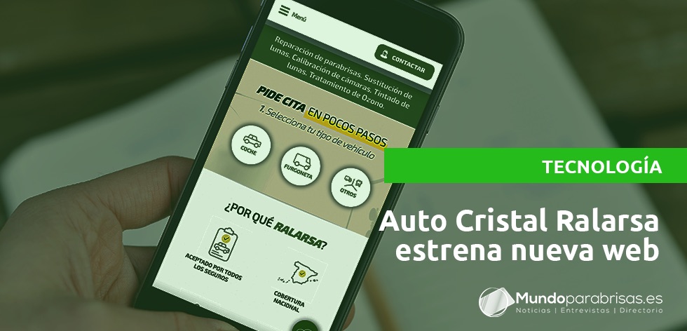 Auto Cristal Ralarsa lanza su nueva web